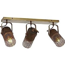 SDT Group AR-60265-3EY Eskitme Kaplama Modern Avize E27 Metal Ahşap 60X30CM