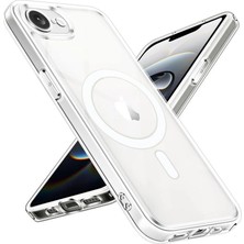 Mudanis Apple Iphone 16E Kılıf Magneticsafe Şeffaf Silikon - Şeffaf