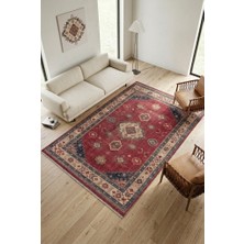 Cos.kim Dekoratif Halı Kaymaz Taban  Leke Tutmaz Yıkanabilir Kilim Özel Ölçü Salon Halısı 3028