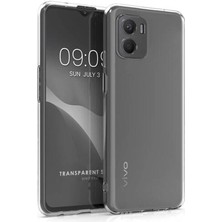 Durukar®  Vivo Y15S Kılıf Lüx Şeffaf Silikon