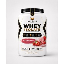 Nivalis Labs Whey Isolate Premium Protein Isolate Çilek Aromalı 2100G 70 Servis