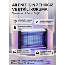 Matechno Çift Ampullü Elektrikli Sineklik Sivrisinek Kovucu Yakalama Cihazı 30 M² Etkili Sinek Kovucu