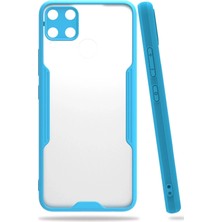 Durukar®  Realme C15 Kılıf Platin Silikon - Mavi