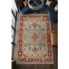 Cos.kim Dekoratif Halı Kaymaz Taban  Leke Tutmaz Yıkanabilir Kilim Özel Ölçü Salon Halısı 3032