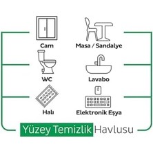 SDT Group Beyaz Sabun Katkılı Yüzey Temizlik Havlusu 3X100 (300 Yaprak) Intermop Slim Cam Bezi