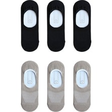 QUALITY WALKING Monochrome Series Babet Çorap 6'lı Set
