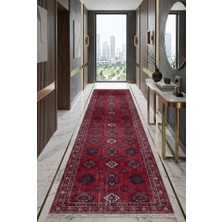 Cos.kim Yolluk Halı Kaymaz Taban Yıkanabilir Leke Tutmaz Kilim Özel Ölçü Koridor Halısı 3040