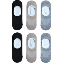 QUALITY WALKING Monochrome Series Babet Çorap 6'lı Set