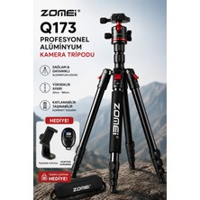 Zomei Q173 Profesyonel Kamera/telefon TRIPODU-180 cm Yükseklik- Monpod Fonksiyonlu