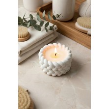 Elizovi Home Bubble Mumluk & Çok Amaçlı Dekoratif Obje Aksesuar| Minimal Beyaz Tasarım (6,5x3,4 Cm)