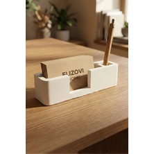 Elizovi Home Minimal Masaüstü Düzenleyici | Kalemlik Kartvizitlik Çok Amaçlı Ofis Organizer