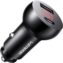 Die Grup 30W Hızlı Araç Çakmak Şarj Cihazı, Type-C ve USB Girişi
