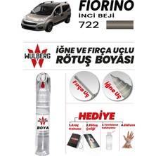Wulberg Fiat Fiorino Inci Beji 722 Rötuş Boya 25 ml Iğne & Fırça Uçlu Kalıcı Çizik Giderici Rutuş