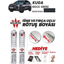 Wulberg Ford Kuga Gece Grisi Bmzewwa Rötuş Boya 25 ml + Vernik Iğne & Fırça Uçlu Kalıcı Çizik Giderici
