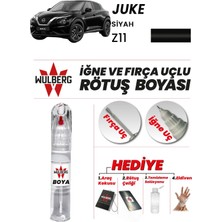 Wulberg Nissan Juke Siyah Z11 Rötuş Boya 25 ml Iğne & Fırça Uçlu Kalıcı Çizik Giderici