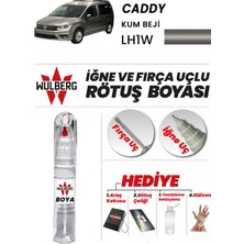 Wulberg Volkswagen Caddy Kum Beji LH1W Rötuş Boya 25 ml Iğne & Fırça Uçlu Kalıcı Çizik Giderici