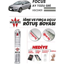 Wulberg Ford Focus Aytozu Gri 2431 Rötuş Boya 25 ml Iğne & Fırça Uçlu Kalıcı Çizik Giderici