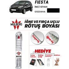 Wulberg Ford Fiesta Inci Siyah G9ZEWHA Rötuş Boya 25 ml Iğne & Fırça Uçlu Kalıcı Çizik Giderici