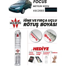 Wulberg Ford Focus Metelik Koyu 2683 Rötuş Boya 25 ml Iğne & Fırça Uçlu Kalıcı Çizik Giderici