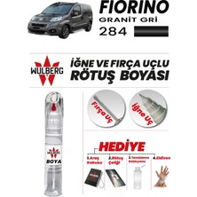 Wulberg Fiat Fiorino Granit Gri 284 Rötuş Boya 25 ml Iğne & Fırça Uçlu Kalıcı Çizik Giderici