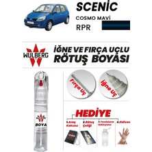 Wulberg Renault Scenic Cosmo Mavi Rpr Rötuş Boya 25 ml Iğne & Fırça Uçlu Kalıcı Çizik Giderici