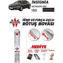 Wulberg Opel Insignia Astreoid Gri 190 Rötuş Boya 25 ml Iğne & Fırça Uçlu Kalıcı Çizik Giderici