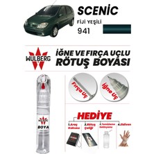 Wulberg Renault Scenic Fiji Yeşili 941 Rötuş Boya 25 ml Iğne & Fırça Uçlu Kalıcı Çizik Giderici