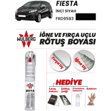 Wulberg Ford Fiesta Inci Siyah 9583 Rötuş Boya 25 ml Iğne & Fırça Uçlu Kalıcı Çizik Giderici