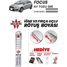 Wulberg Ford Focus Ay Tozu Gri Zjıncwwa Rötuş Boya 25 ml Iğne & Fırça Uçlu Kalıcı Çizik Giderici