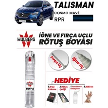 Wulberg Renault Talisman Cosmo Mavi Rpr Rötuş Boya 25 ml Iğne & Fırça Uçlu Kalıcı Çizik Giderici