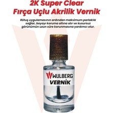 Wulberg Fırçalı Vernik - Küçük Şişe Oto Boya Rötuş Boyası Için