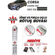 Wulberg Opel Corsa Kozmik Gri Gr5 10A Rötuş Boya 25 ml Iğne & Fırça Uçlu Kalıcı Çizik Giderici