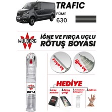 Wulberg Renault Trafic Füme 630 Rötuş Boya 25 ml Iğne & Fırça Uçlu Kalıcı Çizik Giderici