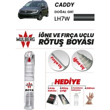 Wulberg Volkswagen Caddy Doğal Gri LH7W Rötuş Boya 25 ml Iğne & Fırça Uçlu Kalıcı Çizik Giderici