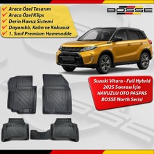 Suzuki Vitara Paspas Full Hybrid Araca Özel 2025 Sonrası Için Derin Havuzlu Paspas Bosse North Serisi