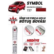 Wulberg Renault Symbol Gelincik K. 727 Rötuş Boya 25 ml Iğne & Fırça Uçlu Kalıcı Çizik Giderici