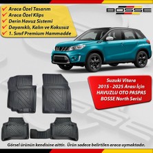 Suzuki Vitara Paspas Araca Özel 2015 - 2025 Arası Için Derin Havuzlu Paspas Bosse North Serisi