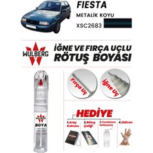 Wulberg Ford Fiesta Metalik Koyu 2683 Rötuş Boya 25 ml Iğne & Fırça Uçlu Kalıcı Çizik Giderici