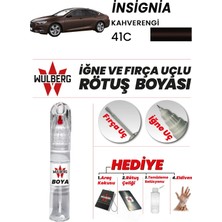 Wulberg Opel Insignia Kahverengi 41C Rötuş Boya 25 ml Iğne & Fırça Uçlu Kalıcı Çizik Giderici