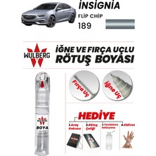 Wulberg Opel Insignia Flip Chip 189 Rötuş Boya 25 ml Iğne & Fırça Uçlu Kalıcı Çizik Giderici