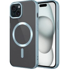 Apple iPhone 15 Kılıf Mat Tasarımlı M-Safe Wireless Şarj Özellikli Zore Mat Setro Kapak