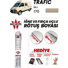 Wulberg Renault Trafic Bej 170 Rötuş Boya 25 ml Iğne & Fırça Uçlu Kalıcı Çizik Giderici