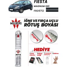 Wulberg Ford Fiesta Magnum Gri 9712 Rötuş Boya 25 ml Iğne & Fırça Uçlu Kalıcı Çizik Giderici