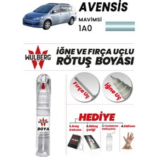 Wulberg Toyota Avensis Mavimsi 1A0 Rötuş Boya 25 ml Iğne & Fırça Uçlu Kalıcı Çizik Giderici