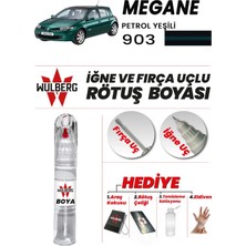 Wulberg Renault Megane Petrol Yeşili 903 Rötuş Boya 25 ml Iğne & Fırça Uçlu Kalıcı Çizik Giderici