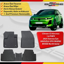 Citroen C5 Aircross 2 Paspas 1.6 Phev Plug In Hybrid Araca Özel 2025 Sonrası Derin Havuzlu Paspas Bosse North Serisi