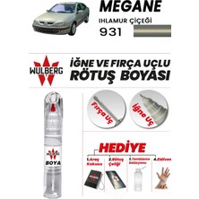 Wulberg Renault Megane Ihlamur Çiçeği 931 Rötuş Boya 25 ml Iğne & Fırça Uçlu Kalıcı Çizik Giderici