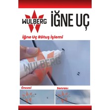 Wulberg Renault Scenic Vernikli Siyah 694 Rötuş Boya 25 ml + Vernik Iğne & Fırça Uçlu Kalıcı Çizik Giderici