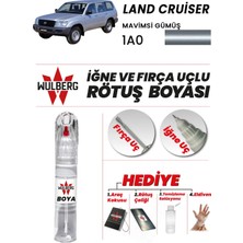 Wulberg Toyota Land Cruiser Mavimsi Gümüş 1A0 Rötuş Boya 25 ml Iğne & Fırça Uçlu Kalıcı Çizik Giderici
