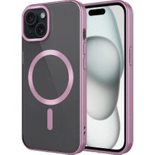 Apple iPhone 15 Kılıf Mat Tasarımlı M-Safe Wireless Şarj Özellikli Zore Mat Setro Kapak